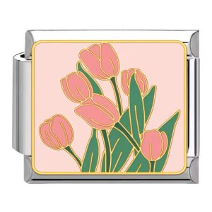 Шарм "рожеві тюльпани"