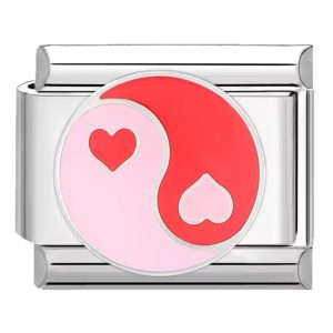 Шарм "Інь-Янь червоно-рожеве"