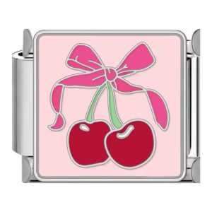 Шарм "вишні з бантиком"