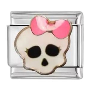 шарм "череп з бантиком"