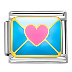 шарм “конверт з серцем”