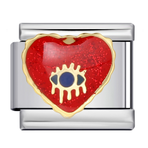 шарм “червоне серце з оком”