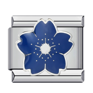 шарм “хризантема синя”