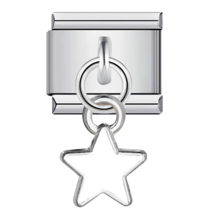 Шарм “Підвіска біла зірка”